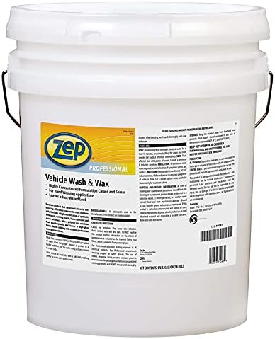 Zep Vehicle Wash and Wax - 5 Gallon (1 Bucket) 1041582 - Leaves A Waxed, Shiny,  Like New  Surface