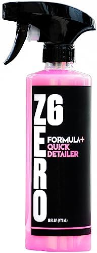 Zero Six - Ceramic SiO2 Premium Quick Waterless Detailer Spray Wax For Car Detailing - Easy & Safe-Hyper Gloss Protection - Hydrophobic Coat Rich Forumula For Multi Surface And Wax Polish For Clay Bar