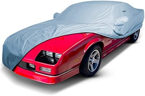 iCarCover Custom Car Cover for 1982-1992 Chevy Camaro IROC-Z, Z28, RS Waterproof All Weather Rain Snow UV Sun Protector Full Exterior Indoor Outdoor Car Cover